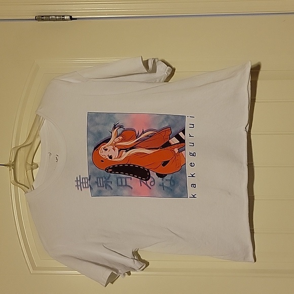 Anime crop top. Kakegurui. Size large. See pictures for spot and measurements. - Picture 1 of 10
